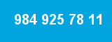 984 925 78 11